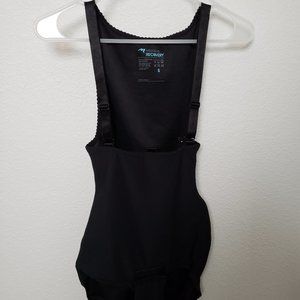 Marena Compression Bodysuit with Side Closure - Black